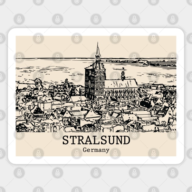 Stralsund - Germany Magnet by Lakeric